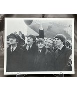 THE BEATLES Black &amp; White 8x10 Promo Photograph Airport 1964 The Merlin ... - £11.91 GBP