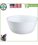 Versatile Glass Soup and Cereal Bowls - 28 oz Capacity Winter Frost Whit... - $995.30 MXN