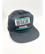 Vintage African Pride Black Snapback Hat Cap KC One Size Cord - $41.13 CAD
