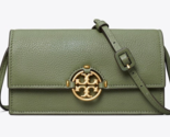 Tory Burch miller wallet crossbody Leather Clutch ~NWT~ Palm Leaf - $272.25