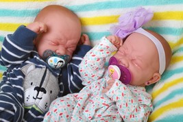 Babies Twin Reborn Doll Berenguer 14&quot; Alive Real Soft Vinyl Preemie Life... - £139.07 GBP