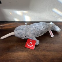 Aurora Flopsie Narwhal Ocean Unicorn Whale Narwal Stuffed Plush Toy 12&quot; - £7.90 GBP