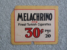 Antique 1930&#39;s Melachrino original cardboard poster  - $4,007.45 MXN