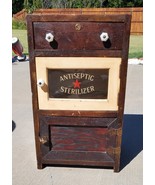 Antiseptic Sterilizer Sanitary Wood Cabinet Doctor/Barber/Apothecary - $556.33
