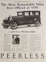 1925 Print Ad Peerless Motor Car Model 6-80 4-Door 3 Ladies Cleveland,Ohio - $23.38