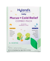Hyland&#39;s Baby Mucus + Cold Relief Day and Night Combo Pack 6 + Months NEW BOXED - £11.46 GBP