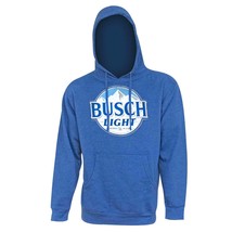 Busch Light Men&#39;s Royal Hoodie Sweatshirt Blue - £51.75 GBP+