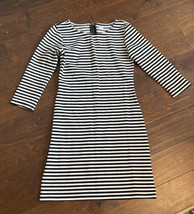 Old Navy Womens Striped Dress sz XS Black White 3/4 Sleeves New - £13.33 GBP