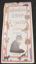 Sale Calendar 1999 Cat Cats Demetra Illustrated Stubble With Many breeds- Sho... - £10.39 GBP