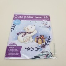 Cute Polar Bear Card KIT ONLY The World Of Cross Stitching Magazine - $11.87