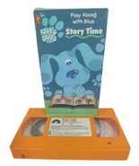 Blues Clues Story Time VHS 1998 Play Along With Blue Nick Jr Nickelodeon  - £9.42 GBP