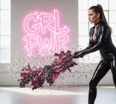 Leather Boa Finger-Looped Flogger-Multiple Colors - $65.00