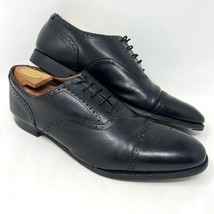 Shipton &amp; Heneage Mens Winchester Wingtip Oxford Sz 14 Black Leather Eng... - €51,15 EUR