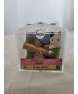 Sylvanian Families Calico Critters Baby Cat On Seesaw Mini House Carry Case 1878 - $14.80