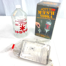 M*A*S*H 4077th Novelty Empty Vodka Bottle w/ Mini Hanging IV Drip Dispenser +Box - £38.05 GBP