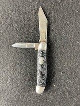 Vintage Imperial 2 Blade Folding Pocket Knife With Crown Emblem 3 Inch Closed - £30.58 GBP