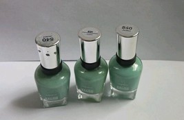 3 Sally Hansen Complete Salon Manicure Nail Polish #540 JADED/631  - $12.60