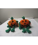 2 TY HALLOWEENIE BEANIES GHOSTKIN GHOST PUMPKIN BEANIE BABIES HALLOWEEN ... - $280.89 MXN