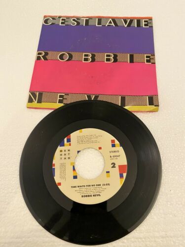 Robbie Nevil - C&#39;est La Vie / Time Waits for No One - 45 Record - 1986 Mint - $11.87