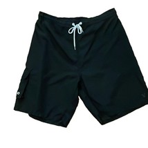 Disney Parks Black Swim Trunks Mens XXL 2XL Mickey Mouse Swimsuit Beach - £13.46 GBP