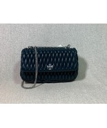 NEW Tory Burch MINI Kira Ruched Teal Night Flap Shoulder Bag $398 - £318.91 GBP