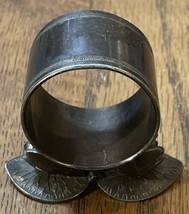Vintage Antique Early Meriden Co Silver Plated Napkin Ring Numbered 166 Old - £124.64 GBP