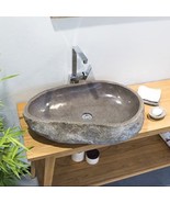 Natural River Stone Bathroom Sink Cute for Decorative Your Bathroom Good... - $2,907.08 MXN