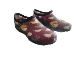 Sloggers Women&#39;s Rain / Gardening Rooster Pattern Shoe Size 9 Pre-Owned - £23.91 GBP