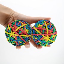 Assorted Color Rubber Band Ball (135 Gm X 2) (&gt;195 Rubber Bands Per Ball... - £19.65 GBP