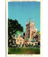 New Haven CT Connecticut, Wrexham Tower Quad, Yale University, Linen Pos... - £6.02 GBP