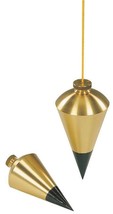 NEW Stanley TOOLS 47-973 8-Ounce Brass Plumb Bob CONE 1377175 - £22.05 GBP
