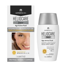 Heliocare 360º~Age Active Fluid SPF 50~High Quality Care~Corrects &amp; Prev... - $56.99