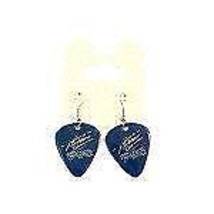 disney Aerosmith rock N Roller coaster guitar pick blue earrings - £54.49 GBP