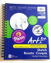 Pacon Art 1st SKETCH BOOK DIARY, 60 lb, 11 x 8.5, White, 70 Sheets - $10.88