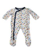 Tea Collection Baby Footed Pajamas 3-6 Months Geometric Triangle Print C... - €12,34 EUR
