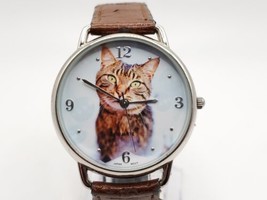 Rachael Hale Quartz Watch New Battery Cat Photo Design Dial 38mm - £15.97 GBP