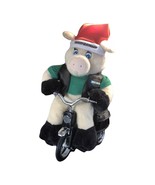 Vintage 1999 Harley Davidson Plush Hog Riding Tricycle Animated Christma... - £32.51 GBP