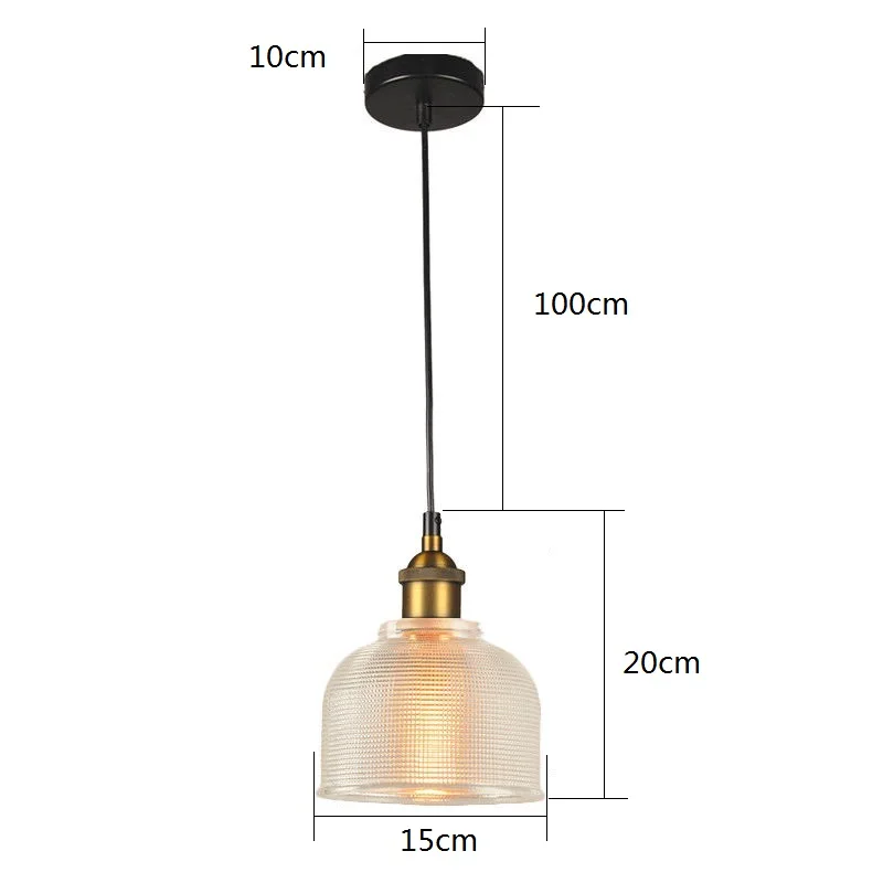   Pendant Lamp Gl ss Creative Minimalist Chandeliers Light For Restaurant Living - £226.15 GBP