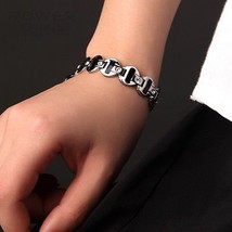 Power Ionics Womens Titanium Power Healing Crystal Magnetic Bracelet Wristband B - $47.78