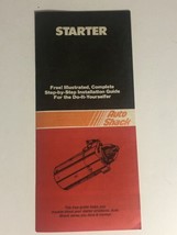 Auto Shack vintage Brochure how to Starter br2 - £3.90 GBP