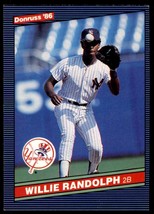 1986 Donruss #92 Willie Randolph New York Yankees Baseball Card - £0.99 GBP