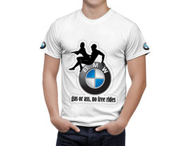 BMW Fan T-Shirt Motorsports Car Racing Sports Top Gift New Fashion BMW  ... - £25.47 GBP