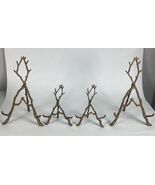 4 San Pacific Intl SPI Metal Gold Plate Pic Holder with Branches/Woodlan... - €29,69 EUR
