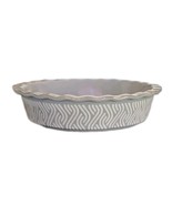Thyme &amp; Table ~ MADISON ~ Multicolored ~ 9&quot; Stoneware ~ Pie Plate ~ Ruff... - $744.13 MXN