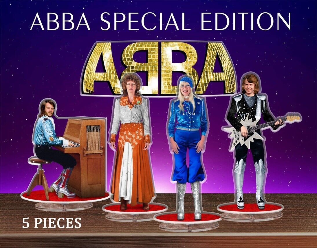 ABBA Figure, ABBA Doll, Standee, Poster, Signed, CD, Photo, Vinyl, Shirt... - $176.00