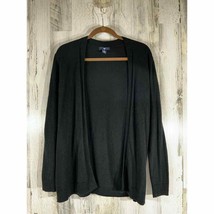 Gap Factory Black Cardigan Sweater Open Front Size Large - £8.12 GBP