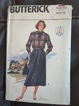 Vintage Shirt &amp; Skirt Sewing Pattern~J.G. Hook Sizes 8-12 Butterick 6760 PC FF - £6.71 GBP