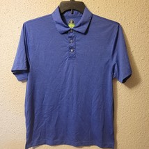 PGA Tour PRO Series Men&#39;s ELECTRIC BLUE Athletic Fit Polo GOLF Shirt Sz M - $20.20