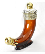 Vintage 1960s Avon Viking Horn Spicy After Shave Lotion Bottle Empty - $32.66