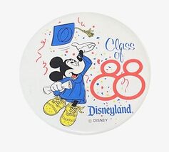 Vtg 3" Disneyland Class 88 Mickey Mouse Pin Button Badge Disney Grad Night 1988 image 2